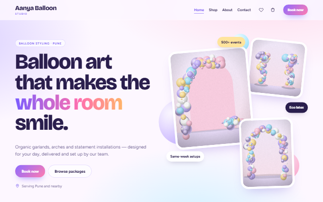 Candy Cloud theme preview