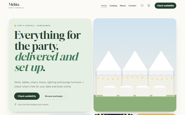 Garden Party theme preview