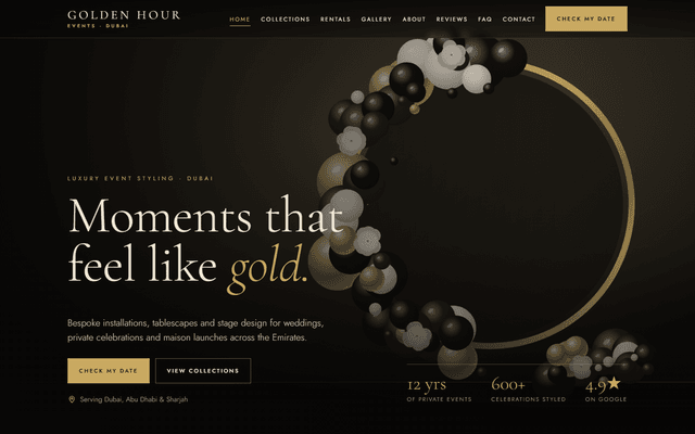 Luxe Noir theme preview