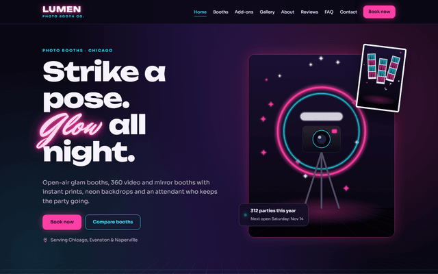 Neon Night theme preview